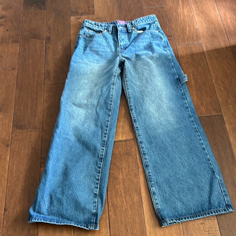 Edikted low rise wide leg jeans medium new